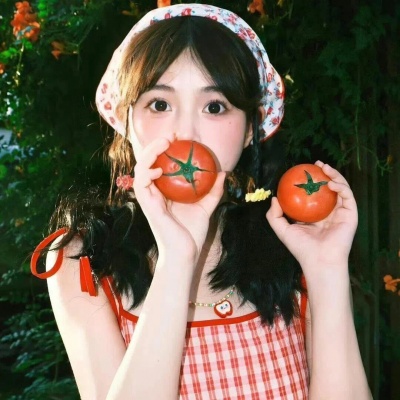 被红色系甜美气质女生头像美到啦！