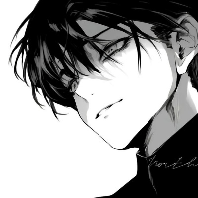 超酷黑白动漫男头合集！氛围感拉满，男生女生都爱用