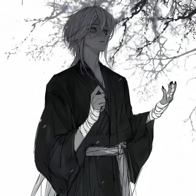 一眼就沦陷的动漫男头黑白，一眼就爱到不行