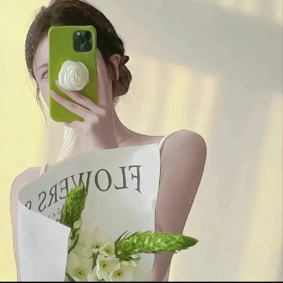 被这组绿色系小清新女生头像美哭啦！