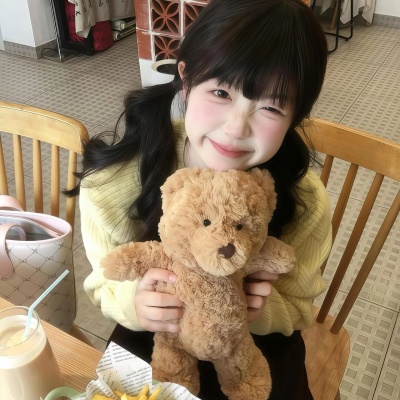 可爱黄色系真人头像女，换上就秒变可爱少女