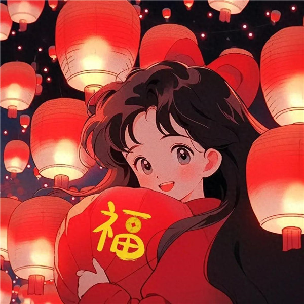 福气满满的新年可爱女生头像：让你的新年更添喜庆！